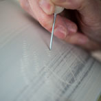 Juliet Macleod in her studio 2018